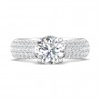 FlyerFit® 18K White Gold Encore Engagement Ring