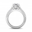 FlyerFit® 18K White Gold Encore Engagement Ring
