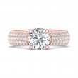 FlyerFit® 14K Pink Gold Encore Engagement Ring