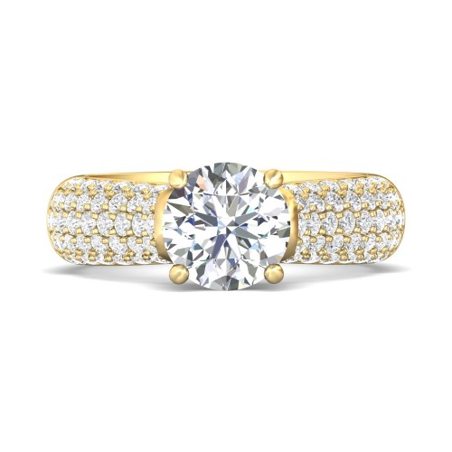 FlyerFit&reg; 14K Yellow Gold Encore Engagement Ring