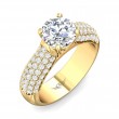 FlyerFit® 18K Yellow Gold Encore Engagement Ring