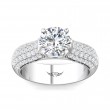 FlyerFit® 14K White Gold Encore Engagement Ring