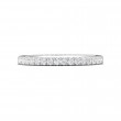 FlyerFit® 14K White Gold Vintage Wedding Band