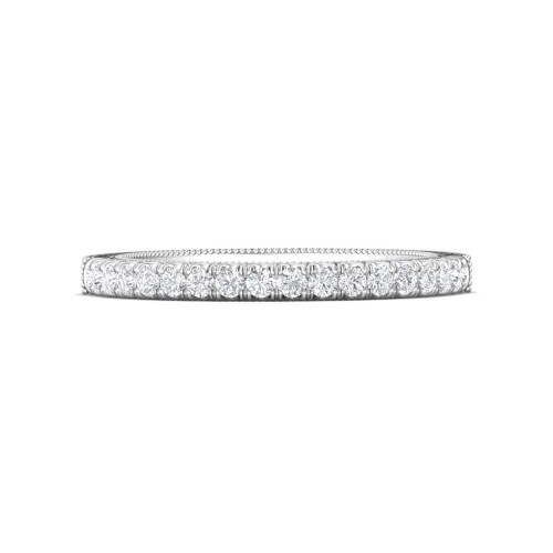 FlyerFit&reg; Platinum Vintage Wedding Band