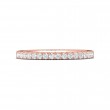 FlyerFit® 14K Pink Gold Vintage Wedding Band