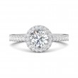 FlyerFit® 14K White Gold Vintage Engagement Ring