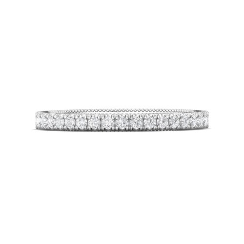 FlyerFit&reg; Platinum Vintage Wedding Band