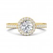 FlyerFit® 14K Yellow Gold Vintage Engagement Ring