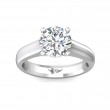 FlyerFit® Platinum Encore Engagement Ring