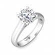 FlyerFit® Platinum Encore Engagement Ring