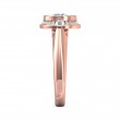 FlyerFit® 18K Pink Gold Encore Engagement Ring