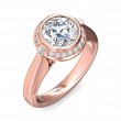 FlyerFit® 18K Pink Gold Encore Engagement Ring