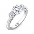 FlyerFit® 18K White Gold Encore Engagement Ring