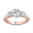 FlyerFit® 18K Pink Gold Encore Engagement Ring