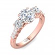 FlyerFit® 18K Pink Gold Encore Engagement Ring