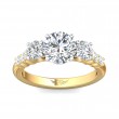 FlyerFit® 14K Yellow and 14K White Gold Encore Engagement Ring
