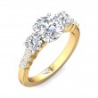 FlyerFit® 14K Yellow and 14K White Gold Encore Engagement Ring