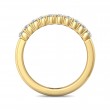 FlyerFit® 14K Yellow Gold Shared Prong Wedding Band