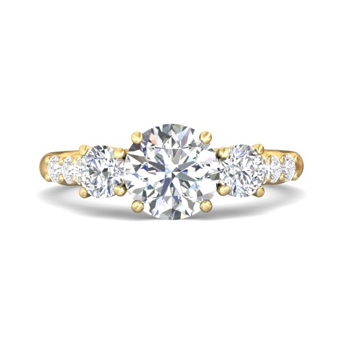 FlyerFit&reg; 14K Yellow Gold Encore Engagement Ring