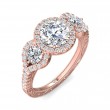 FlyerFit® 18K Pink Gold Encore Engagement Ring