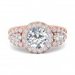 FlyerFit® 18K Pink Gold Encore Engagement Ring