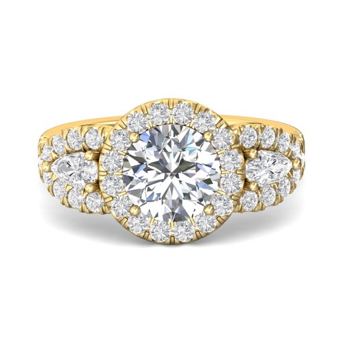 FlyerFit&reg; 14K Yellow Gold Encore Engagement Ring