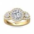 FlyerFit® 18K Yellow Gold Encore Engagement Ring
