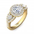FlyerFit® 18K Yellow Gold Encore Engagement Ring