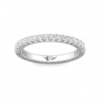 FlyerFit® Platinum Vintage Wedding Band
