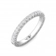 FlyerFit® Platinum Vintage Wedding Band
