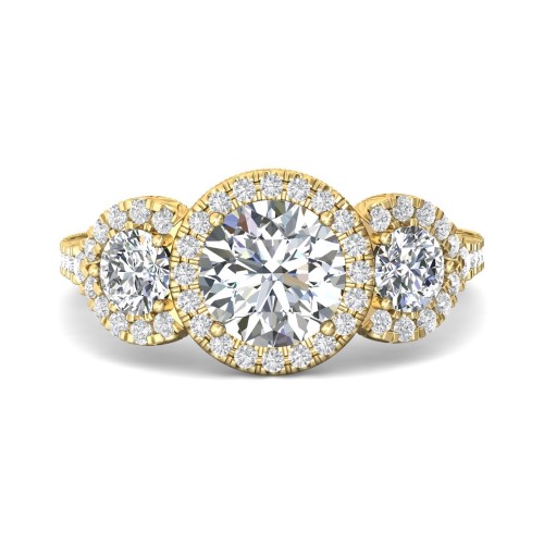 FlyerFit&reg; 14K Yellow Gold Encore Engagement Ring