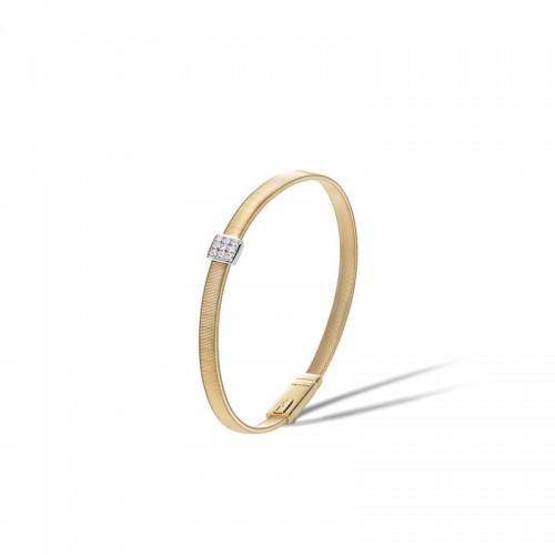 Marco Bicego Masai 18K Gold Diamond Bangle