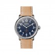 Runwell 47MM Watch With Leather Strap