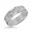 Gray Tungsten Carbide Bevel Edge Comfort Fit Band