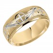 Two-Tone Gold Wedding Band
