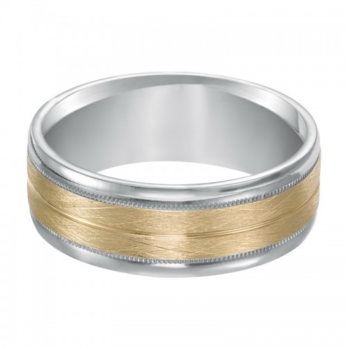 Two-Tone Gold Wedding Band