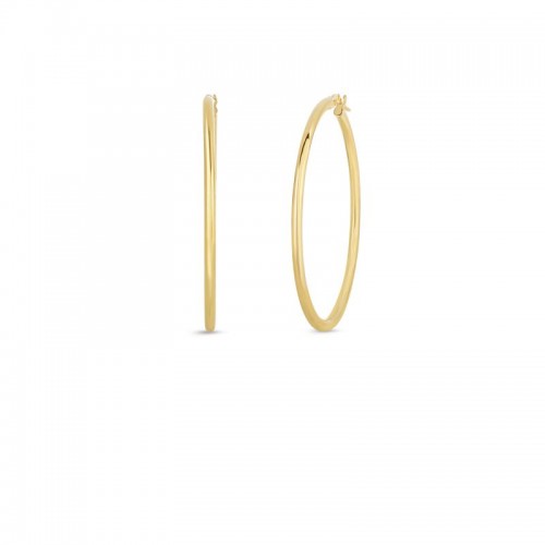 Roberto Coin 18Kt Gold Large Hoop Earrings