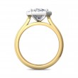 FlyerFit® 14K Yellow and 14K White Gold Solitaire Engagement Ring