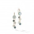 Jaipur Color Mixed Gemstones Two Strand Earrings