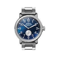 Runwell 41MM Watch With Midnight Blue Dial And StainleSS Steel Bracelet