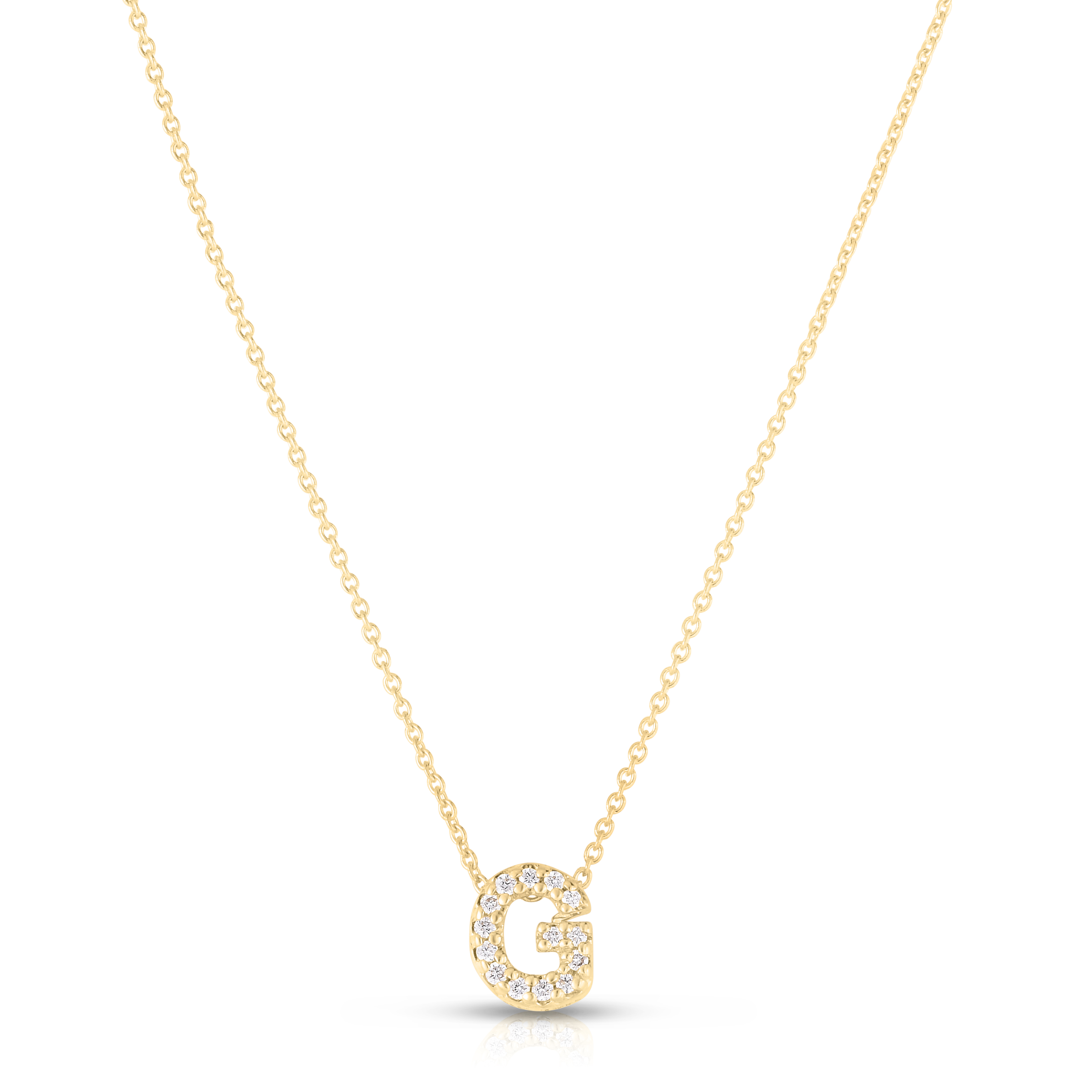18k Yellow Gold Tiny Treasures Diamond Love Letter 