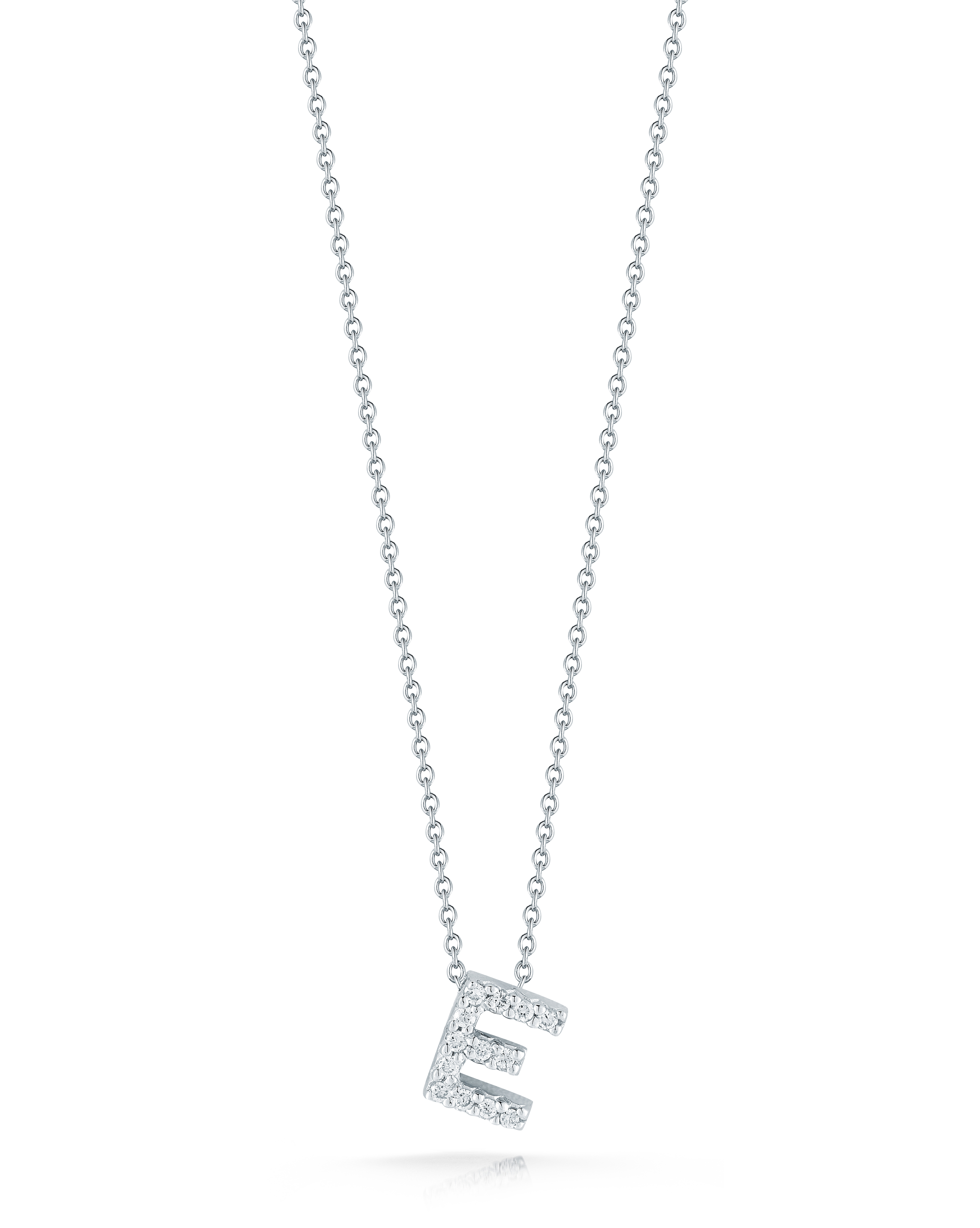 18k White Gold Tiny Treasures Diamond Love Letter 