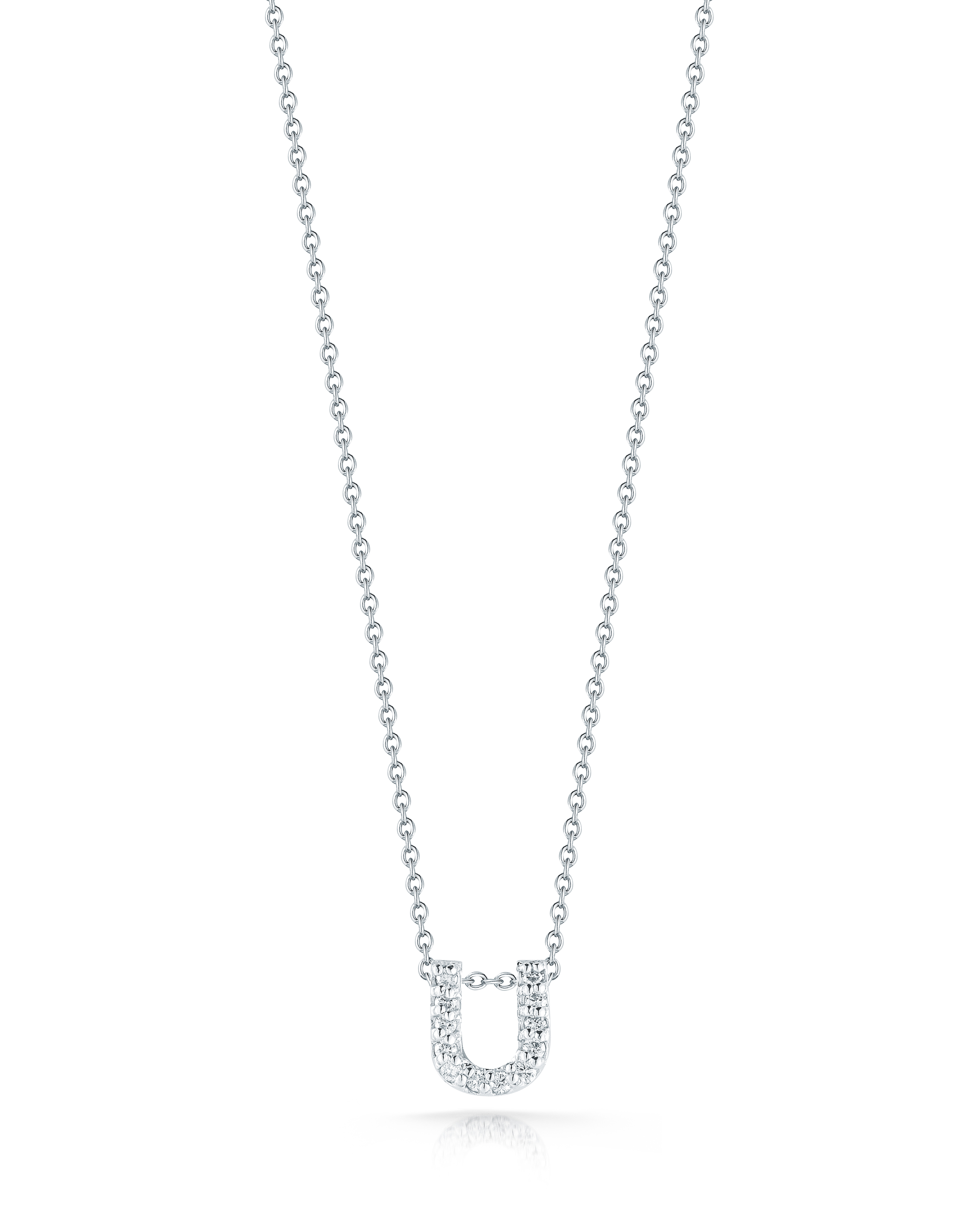 18k White Gold Tiny Treasures Diamond Love Letter 