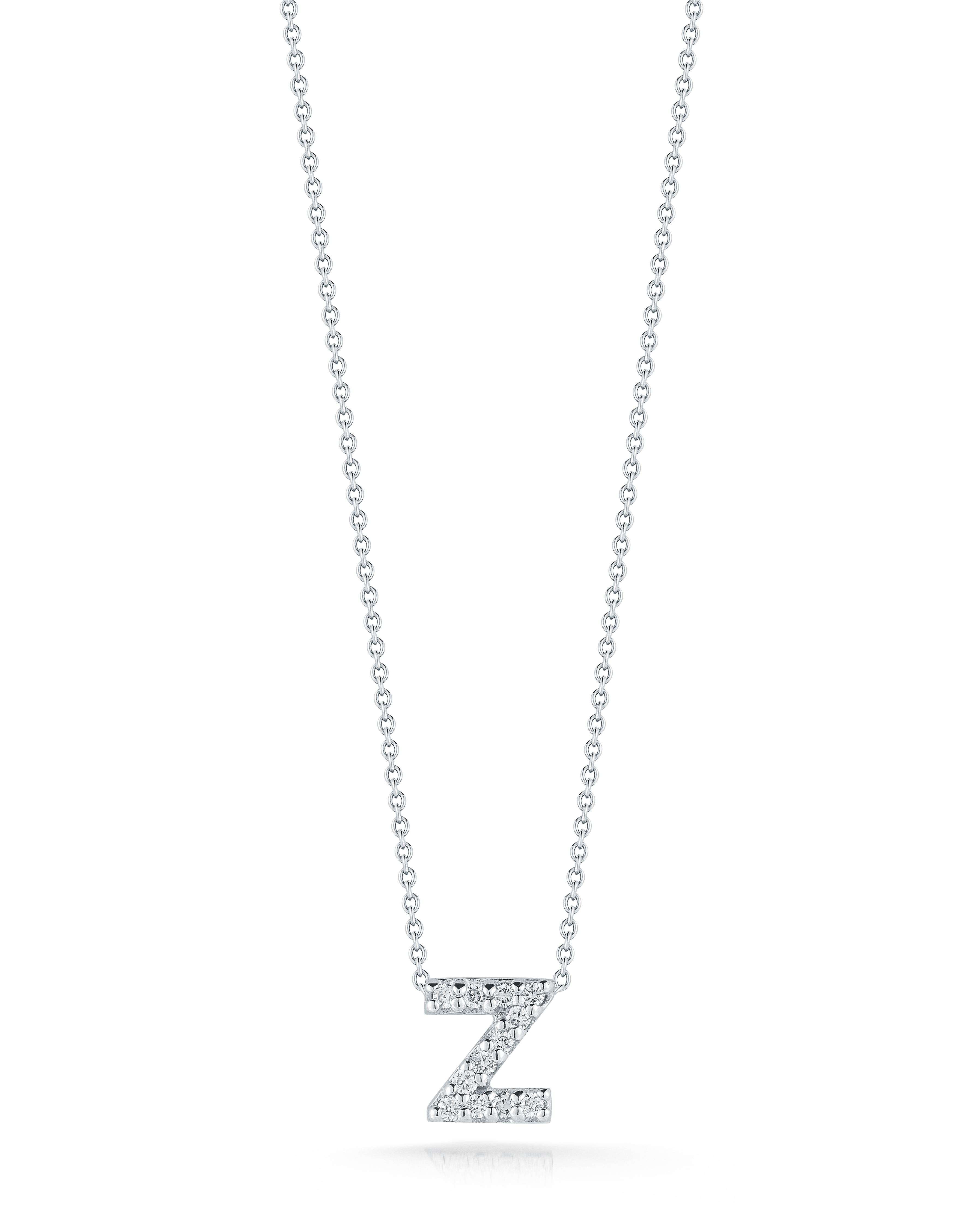 18k White Gold Tiny Treasures Diamond Love Letter 