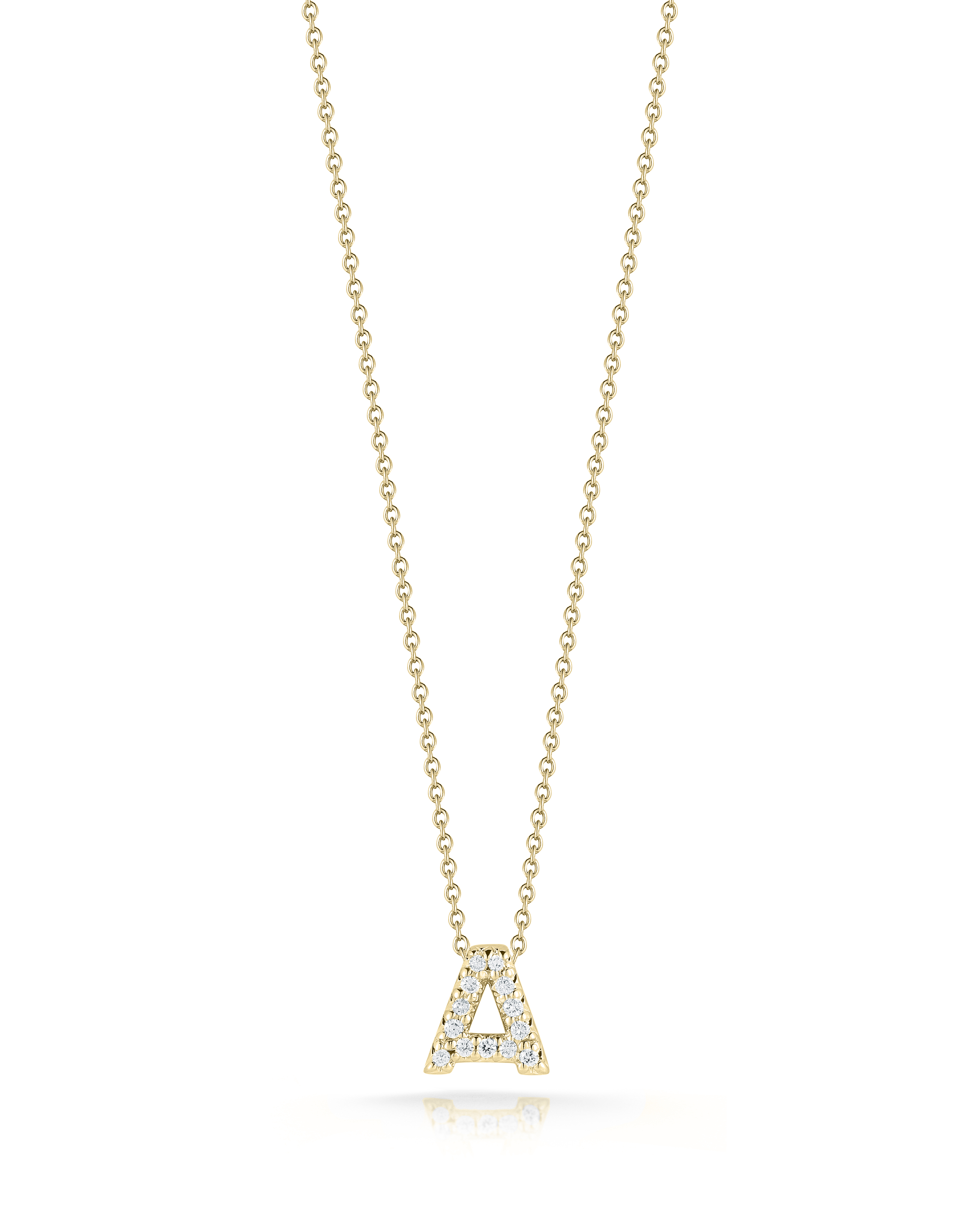 18k Yellow Gold Tiny Treasures Diamond Love Letter 