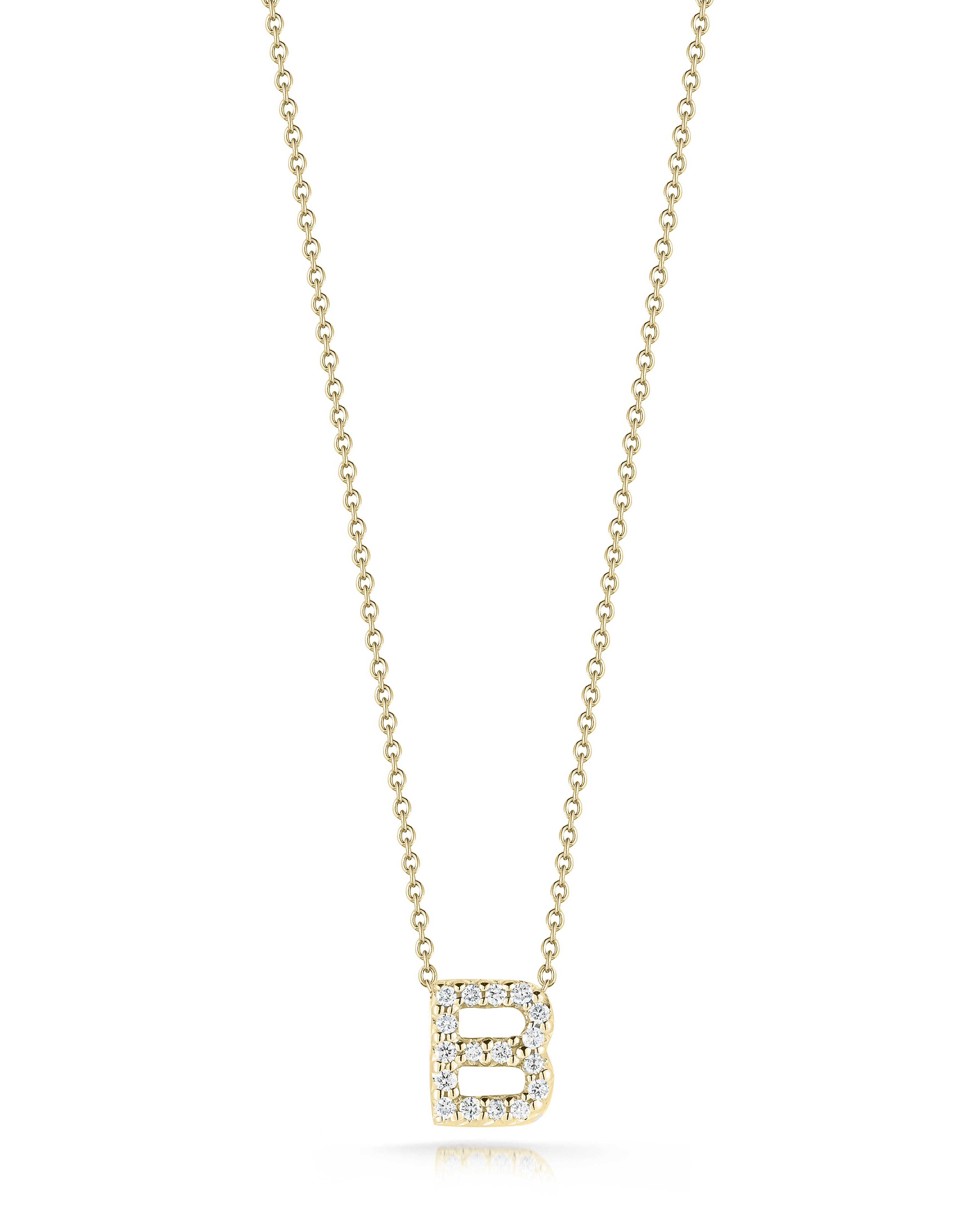18k Yellow Gold Tiny Treasures Diamond Love Letter 
