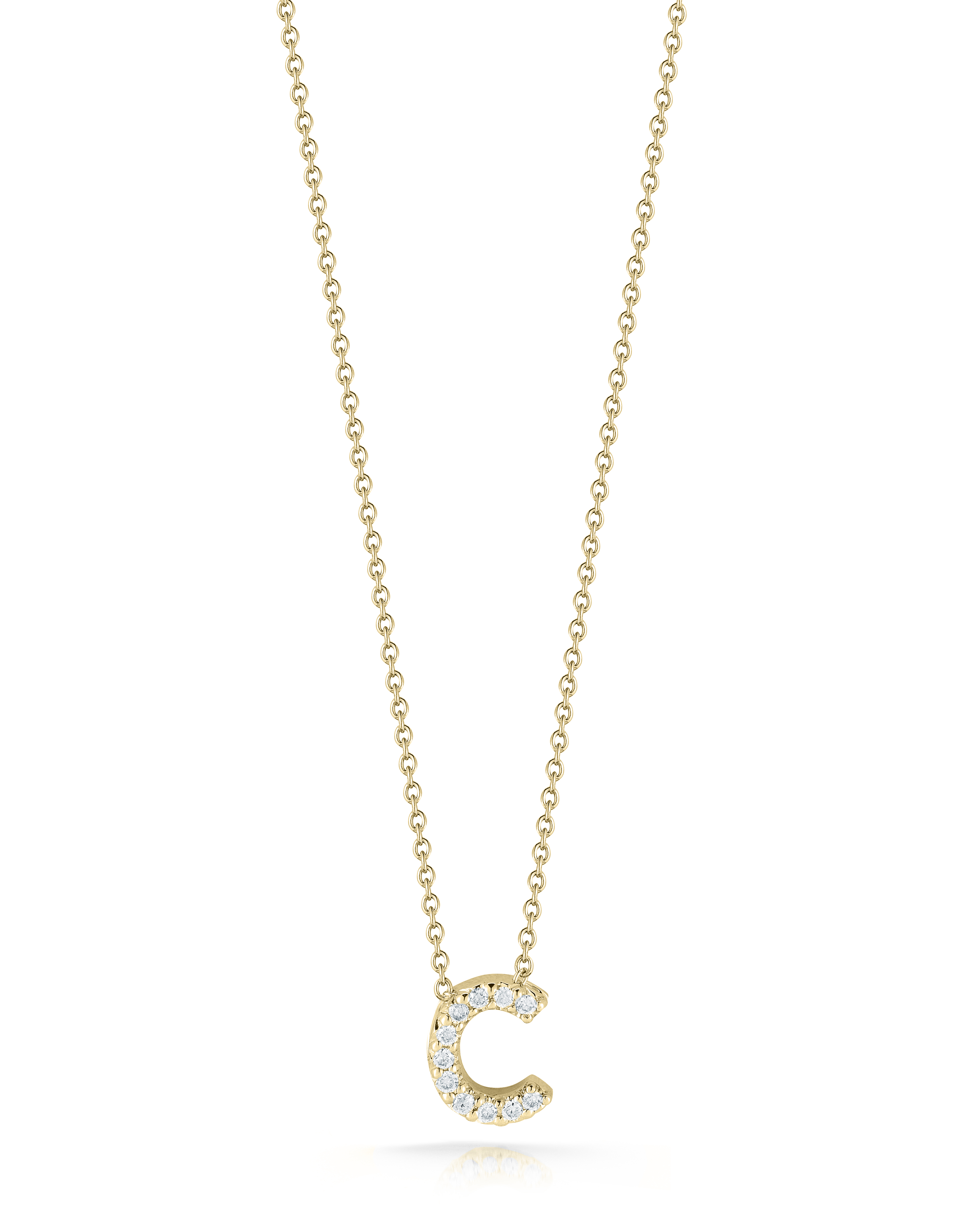 18k Yellow Gold Tiny Treasures Diamond Love Letter 