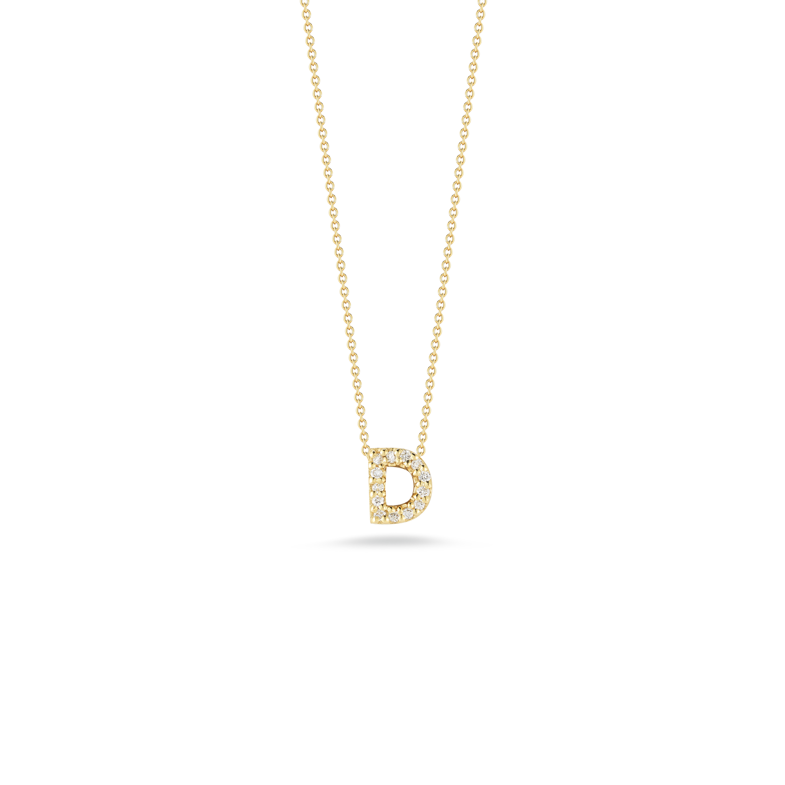 18k Yellow Gold Tiny Treasures Diamond Love Letter 
