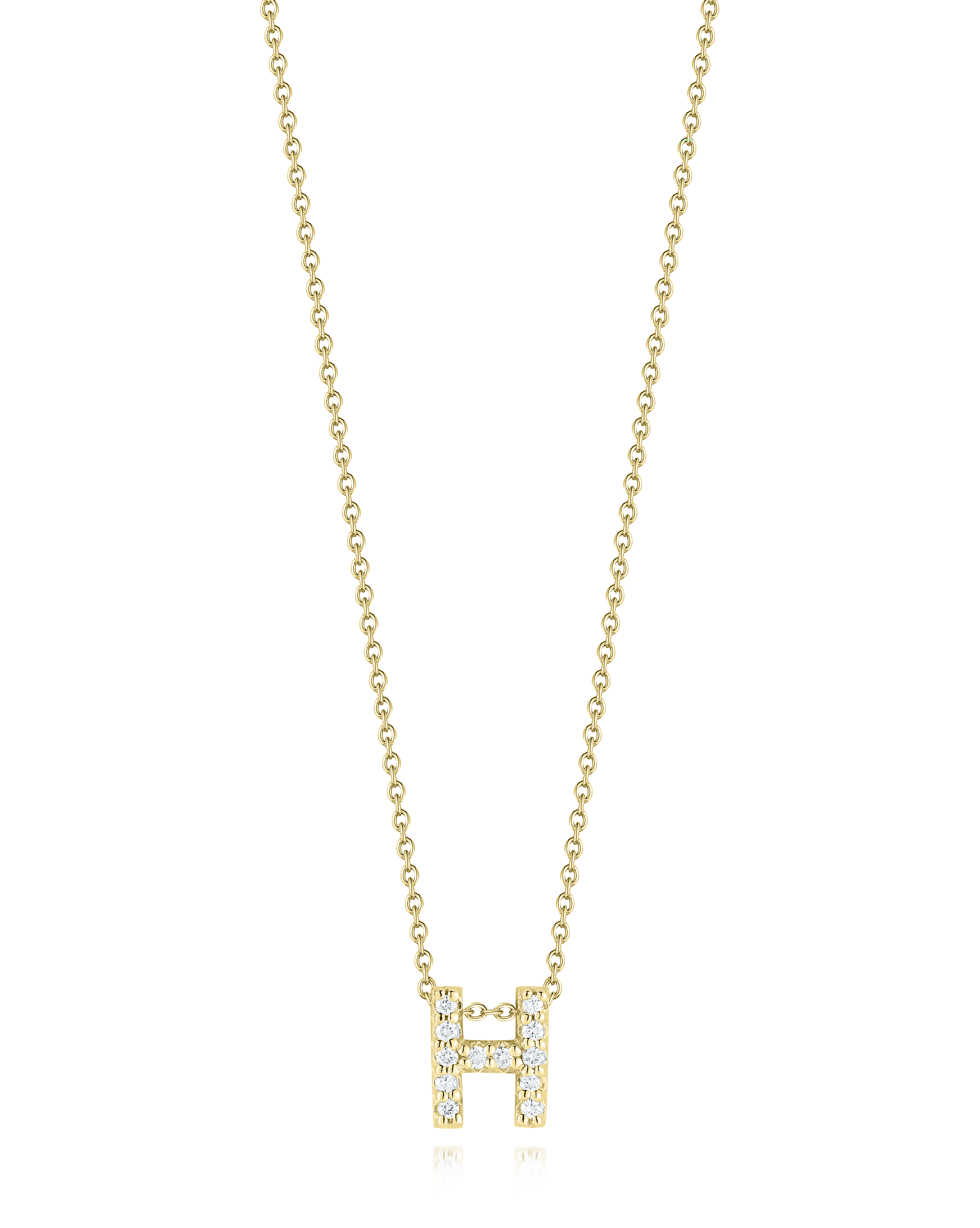 18k Yellow Gold Tiny Treasures Diamond Love Letter 