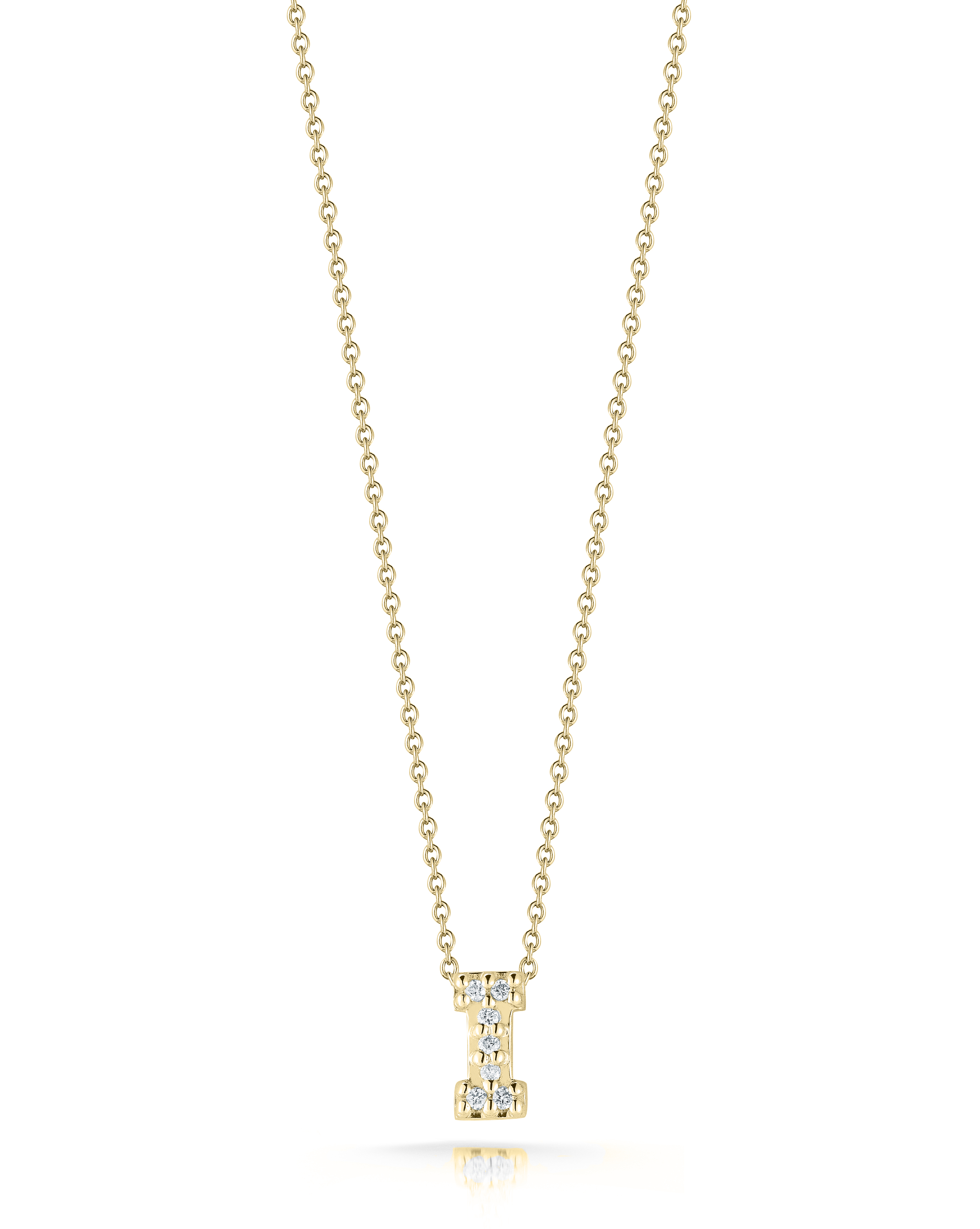 18k Yellow Gold Tiny Treasures Diamond Love Letter 